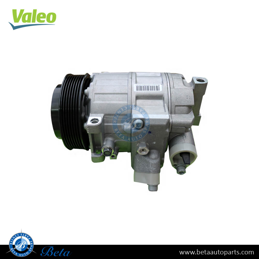 Valeo for Mercedes C-Class / E-Class W204 / W212 AC Compressor, Part Number 00012305511 / 0002309711 / 0002304911 / 0002303311 / 0002306211