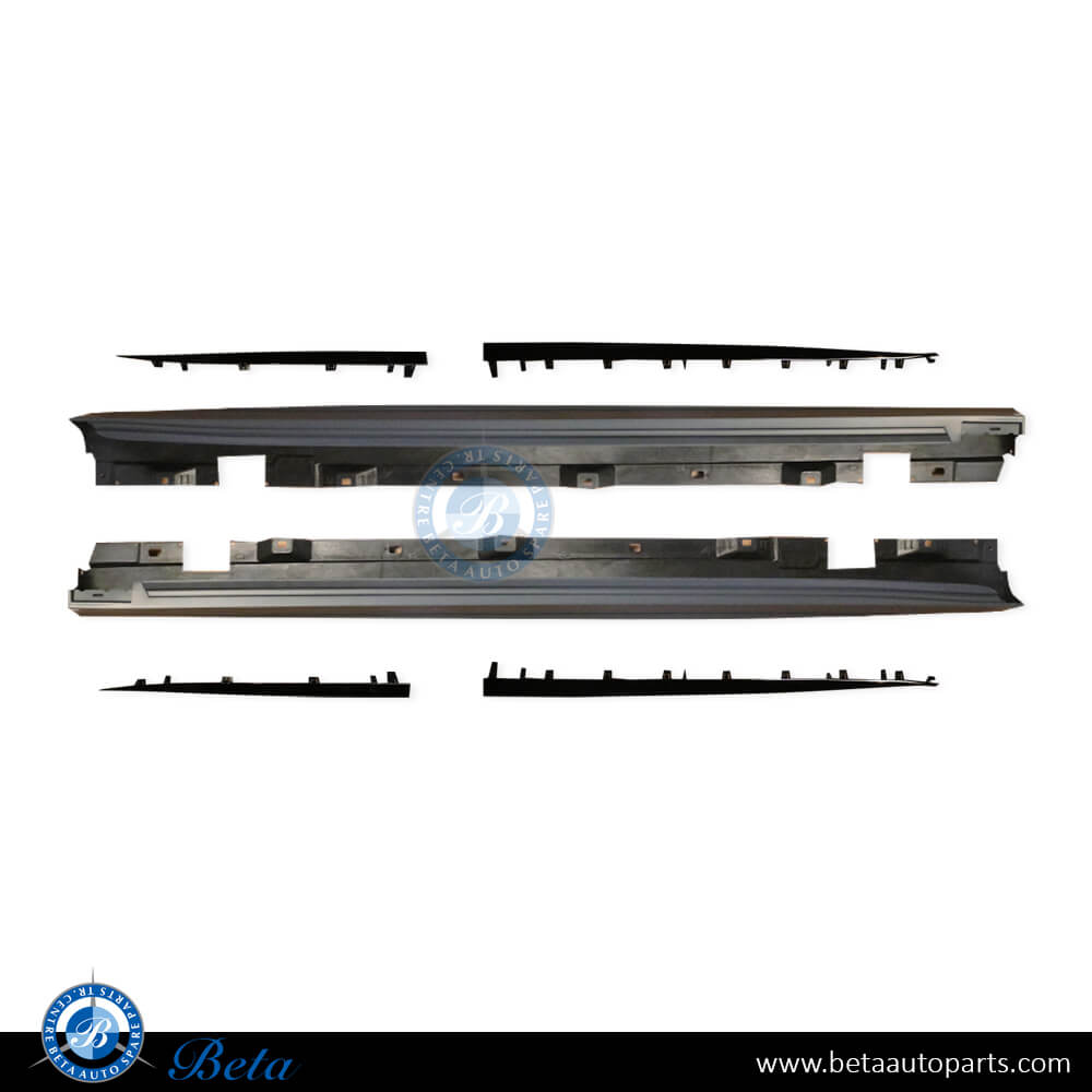 Side Skirts AMG CLA45 for Mercedes CLA-Class C118 2019-Up models, Part Number 1186980500 / 1186980600