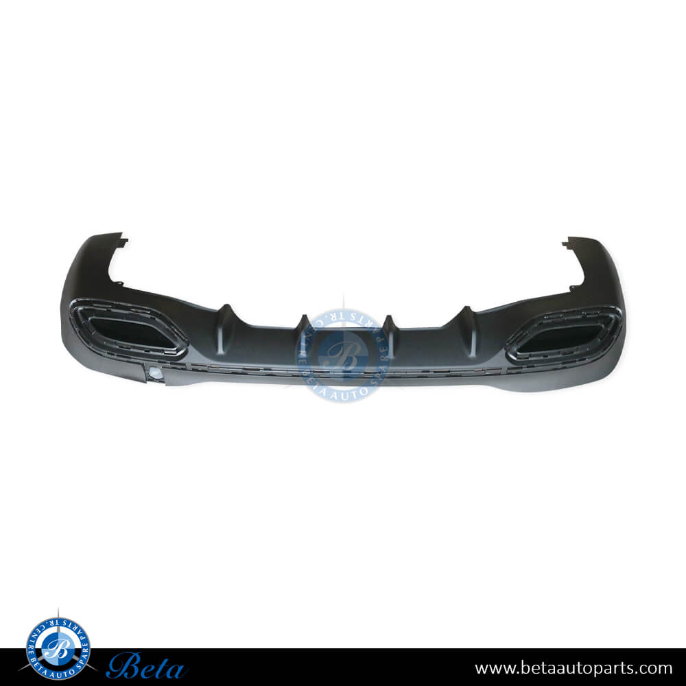 Rear Diffuser Normal AMG for Mercedes CLA-Class C118 2019-Up models, Part Number 1188850302