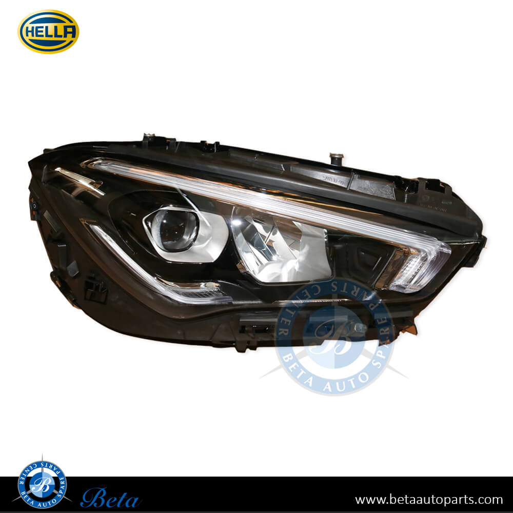 Right Side Headlamp Static LED for RHD for Mercedes CLA-Class C118 2019-Up models, Part Number 1189064200 / 1189062800