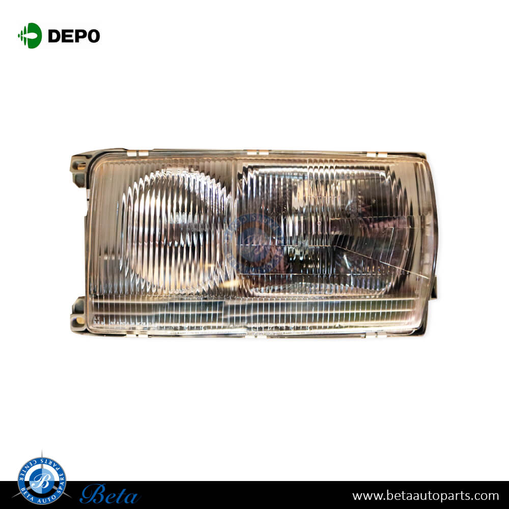 Left Side Headlamp for Mercedes E-Class W123 1976-1985 models, Part Number 1238205159