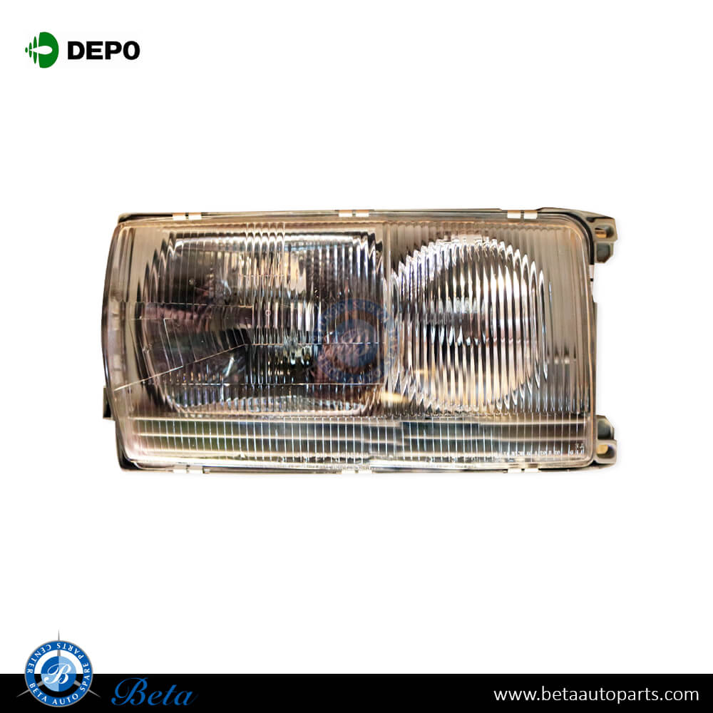 Right Side Headlamp for Mercedes E-Class W123 1976-1985 models, Part Number 1238205259