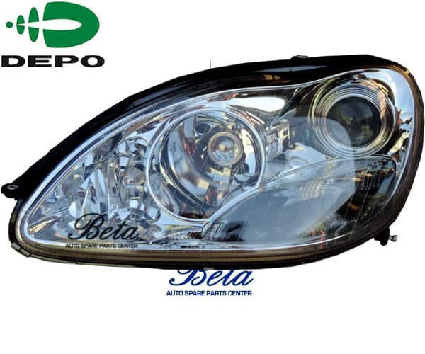 Left Side Headlamp Normal without Motor for Mercedes S-Class W220 1999-2005 models