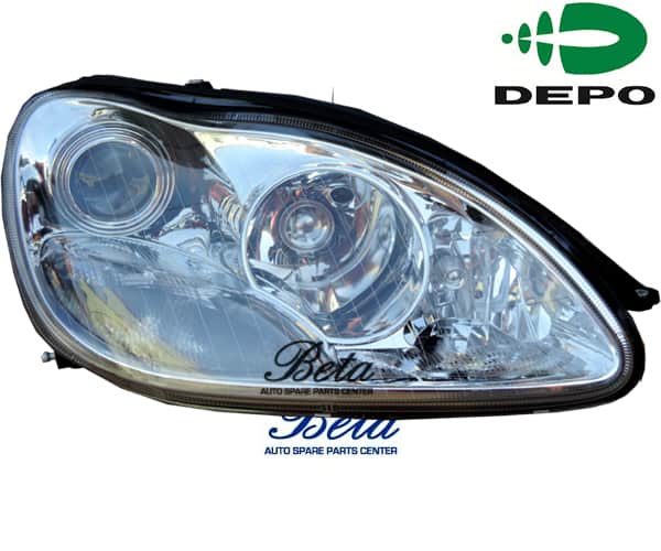 Right Side Headlamp Normal without Motor for Mercedes S-Class W220 1999-2005 models