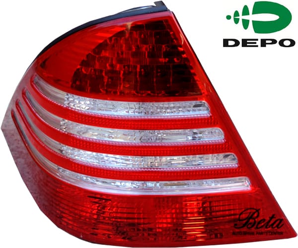 Left Side Tail Lamp for Mercedes S-Class W220 2003-2005 models, Part Number 2208201966