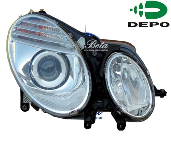 Right Side Headlamp for Mercedes E-Class W211 2006-2009 models, Part Number 2118203061