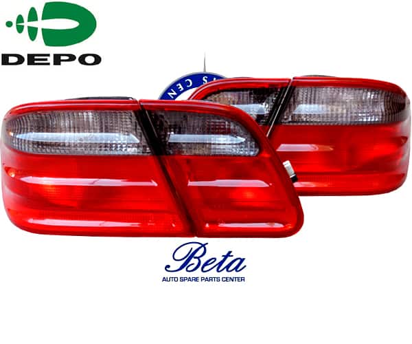 Tail Lamp -Red and Smoke for Mercedes E-Class W210 2000-2002 models