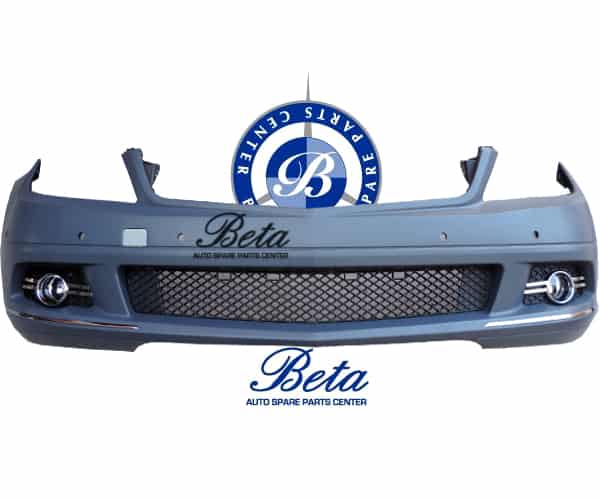 Front Bumper with PDC without Washer Elegance for Mercedes C-Class W204 2008-2010 models, Part Number 2048800940