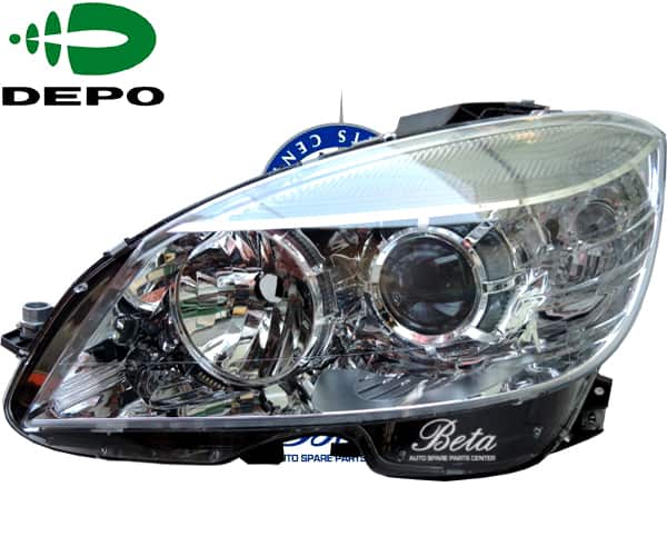 Left Side Headlamp Normal for Mercedes C-Class W204 2008-2010 models, Part Number 2048200561