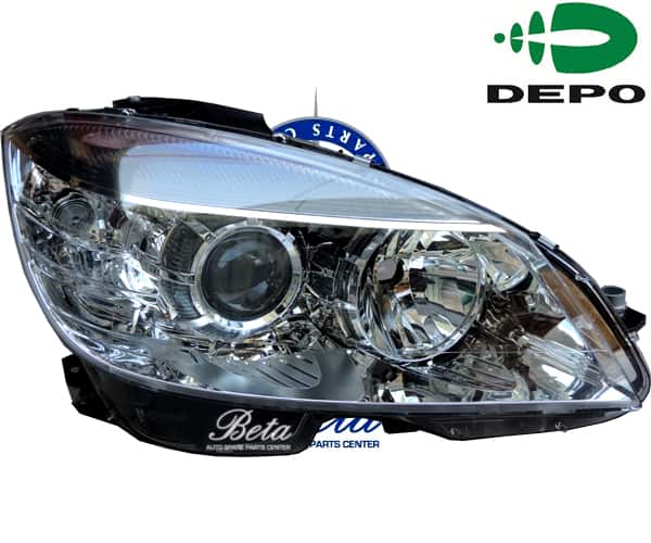 Right Side Headlamp Normal for Mercedes C-Class W204 2008-2010 models, Part Number 2048200661