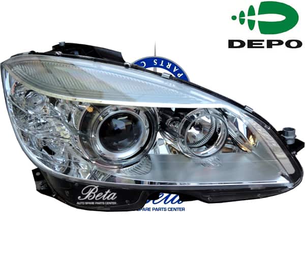 Right Side Headlamp Xenon for Mercedes C-Class W204 2008-2010 models, Part Number 2048200259 / 2048203061