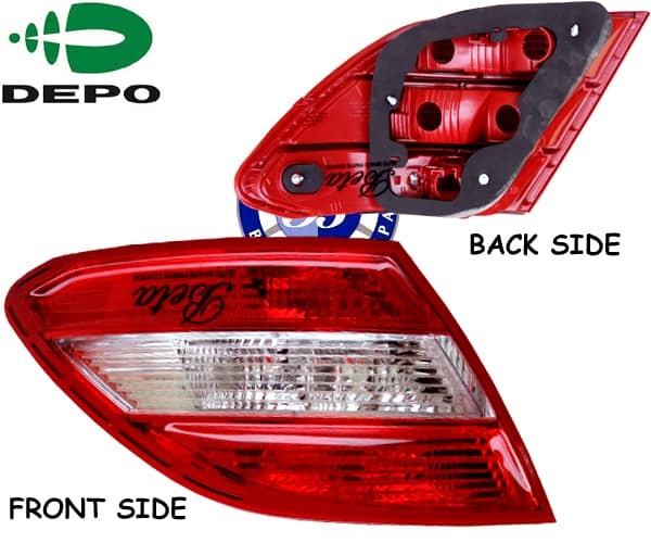 Left Side Tail Lamp for Mercedes C-Class W204 2008-2010 models, Part Number 2048200164