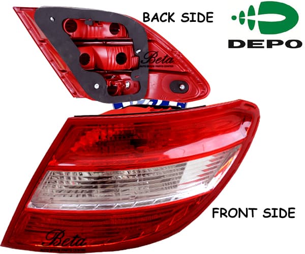 Right Side Tail Lamp for Mercedes C-Class W204 2008-2010 models, Part Number 2048200264