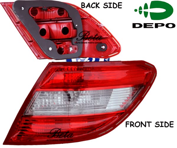 Right Side Tail Lamp for Mercedes C-Class W204 2008-2010 models, Part Number 2048203064