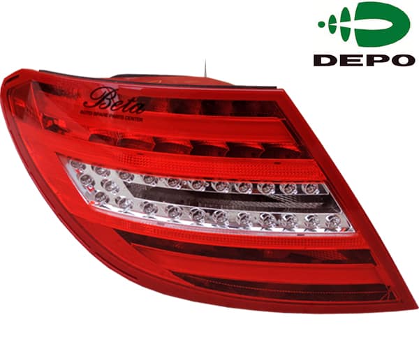 Left Side Tail Lamp for Mercedes C-Class W204 2011-2014 models, Part Number 2048205464 / 2049060203