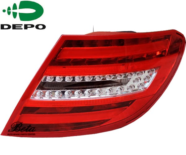 Right Side Tail Lamp for Mercedes C-Class W204 2011-2014 models, Part Number 2048202764 / 2049060503