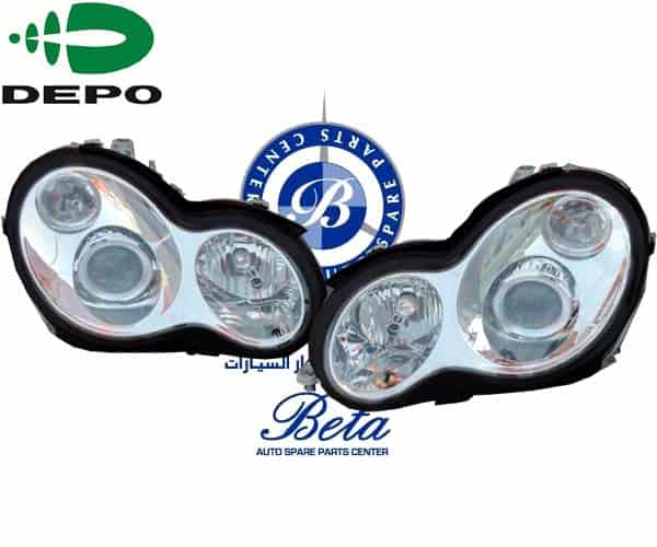 Headlamp M Performance for Mercedes C-Class W203 2001-2004 models