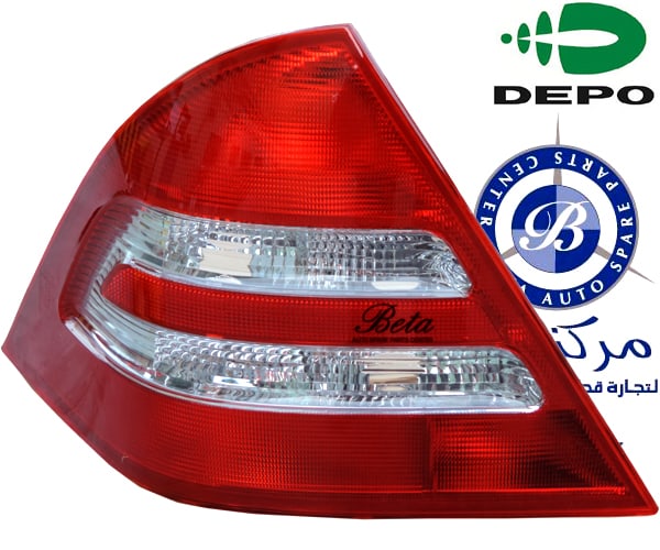 Left Side Tail Lamp for Mercedes C-Class W203 2001-2004 models, Part Number 2038200164