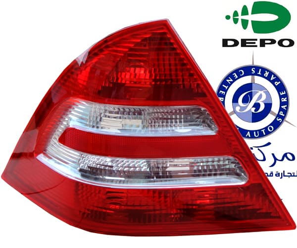 Left Side Tail Lamp for Mercedes C-Class W203 2005-2007 models, Part Number 2038201964