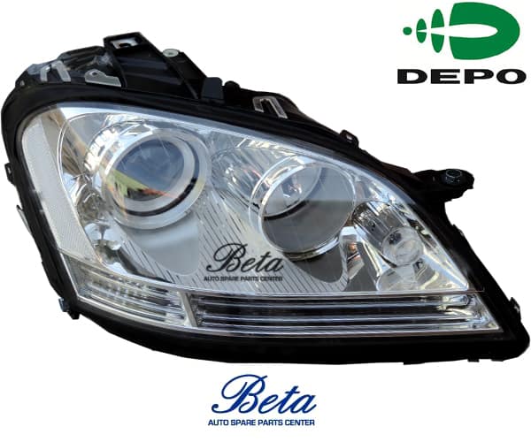 Right Side Headlamp for Mercedes ML-Class W164 2005-2008 models, Part Number 1648204861