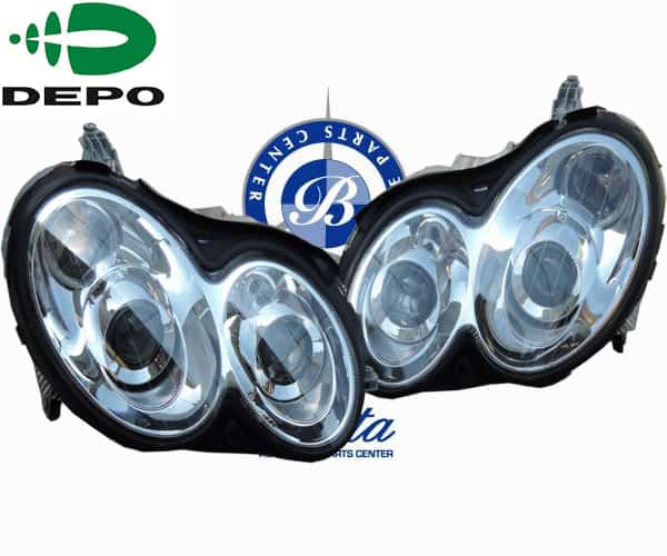 Headlamp M M Performance Crystal for Mercedes CLK-Class W209 2003-2009 models