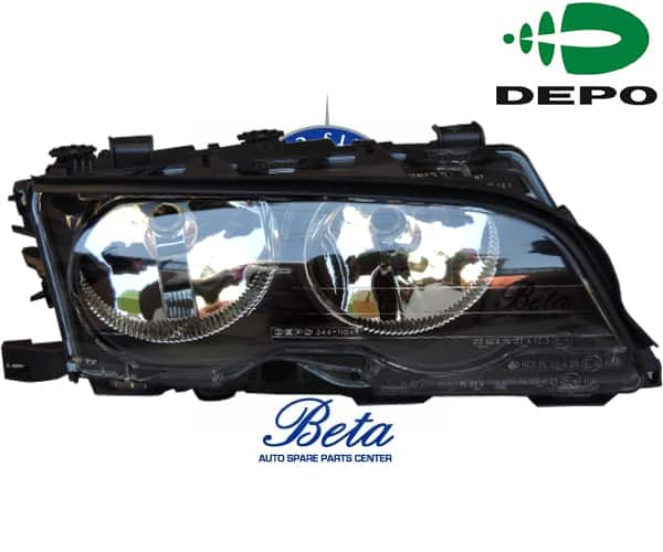 Right Side Headlamp for BMW 3 Series E46 1998-2004 models, Part Number 6904276