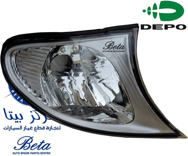 Right Side Corner Lamp For 4DR -Silver for BMW 3 Series E46 LCI 2002-2004 models, Part Number 7165854