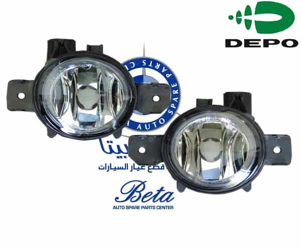 E70 FRONT BUMPER FOG LAMP WITHOUT BULB (SET) FROM DEPO TAIWAN 06-10, 63176924655 / 63176924656