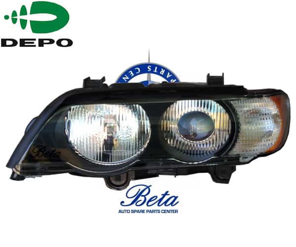 BMW X5 E53 (2000-2003), Headlamp (Left), Taiwan, 63126930235