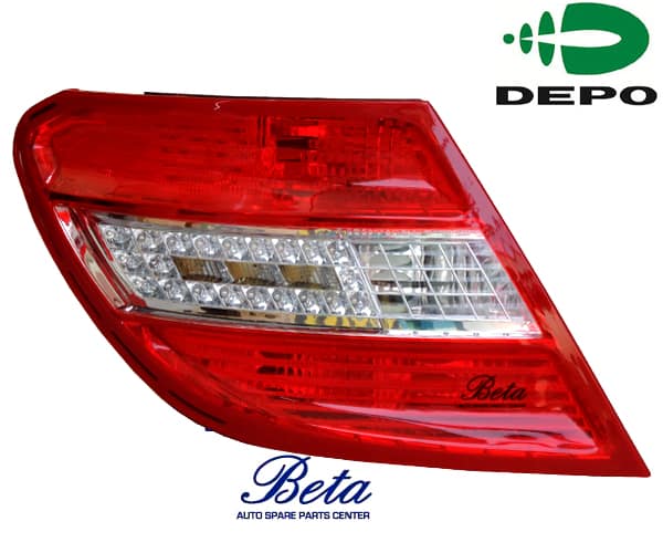 Left Side Tail Lamp LED for Mercedes C-Class W204 2008-2010 models, Part Number 2048201964 / 2049068702