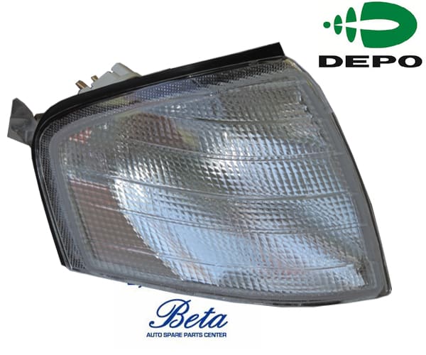 Right Side Corner Lamp -White for Mercedes C-Class W202 1994-2000 models, Part Number 2028261043 / 2028260843