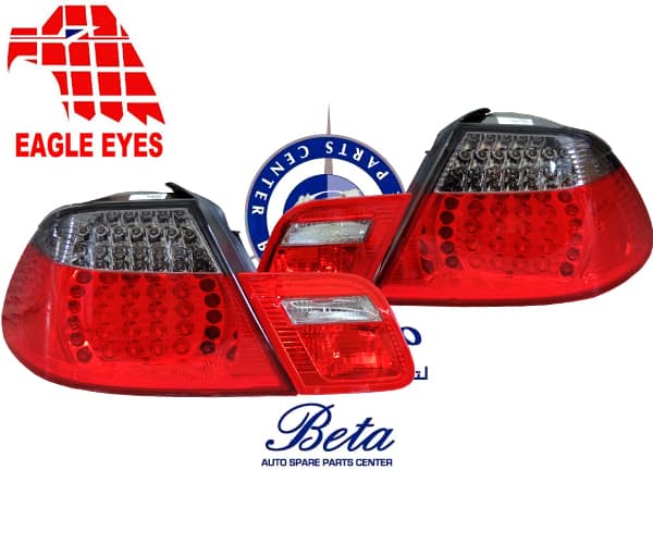 Tail Lamp Cabrio -Red and Smoke for BMW 3 Series E46 1998-2004 models