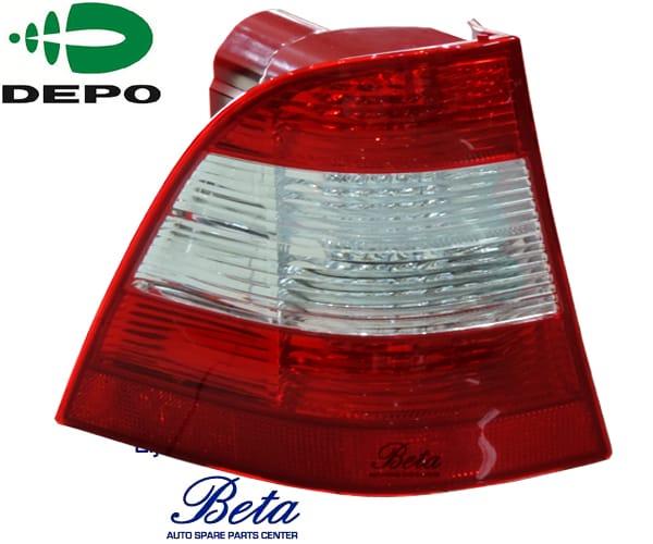 Left Side Tail Lamp for Mercedes ML-Class W163 1997-2004 models, Part Number 1638201964