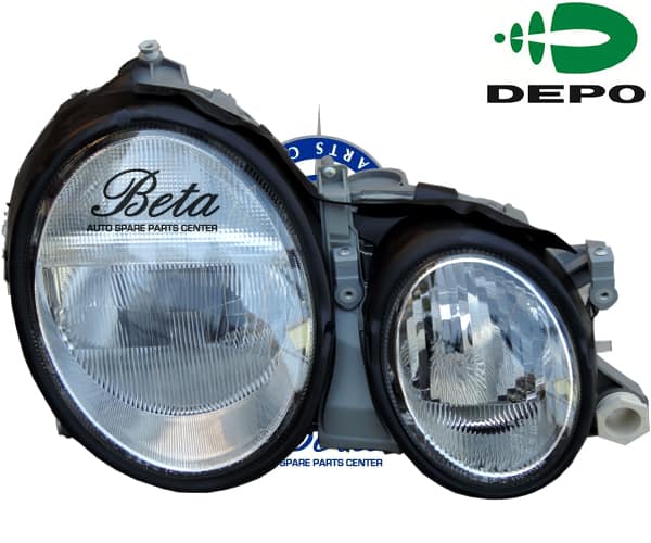 Right Side Headlamp for Mercedes CLK-Class W208 1997-2002 models, Part Number 2088200261