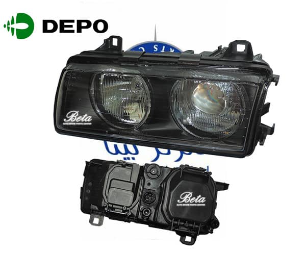 Left Side Headlamp for BMW 3 Series E36 1991-1997 models, Part Number 63121387041