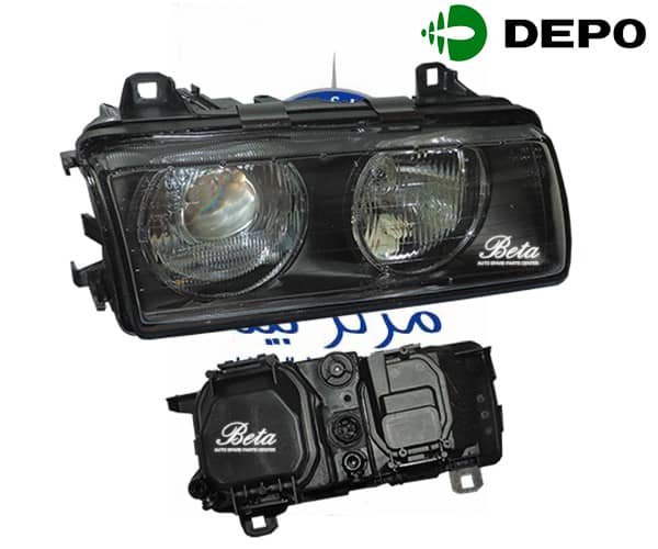 Right Side Headlamp for BMW 3 Series E36 1991-1997 models, Part Number 63121387042