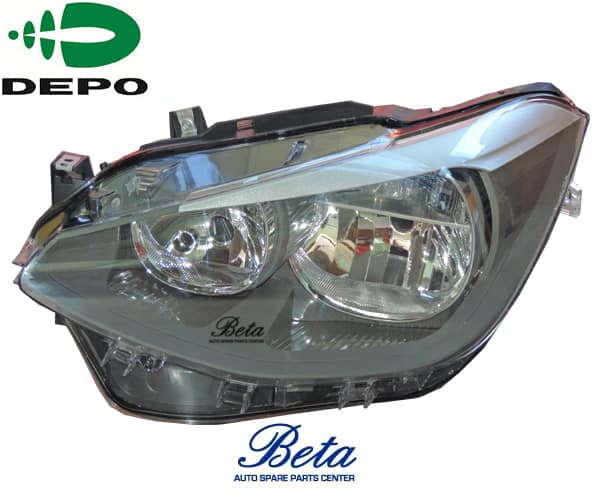 Left Side Headlamp Normal for BMW 1 Series F20/F21 2012-2014 models, Part Number 7229671