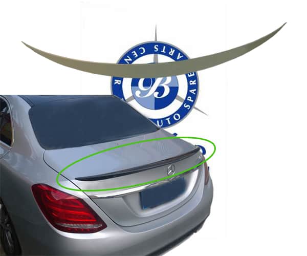 Trunk Spoiler for Mercedes C-Class W205 2015-2018 models, Part Number 2057900100