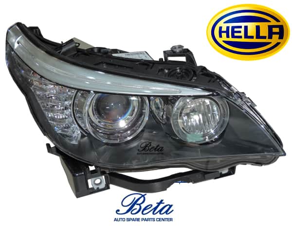 BMW 5 Series E60 LCI (2008-2009), Headlamp Xenon Adaptive (Right), Hella, 63127045692