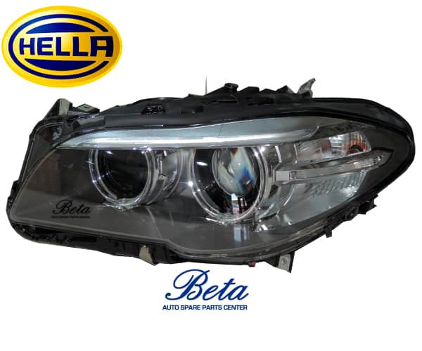 BMW 5 Series F10 LCI (2014-2016), Headlamp Xenon (Left), Hella, 63117343911