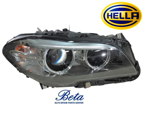 BMW 5 Series F10 LCI (2014-2016), Headlamp Xenon (Right), Hella, 63117343912