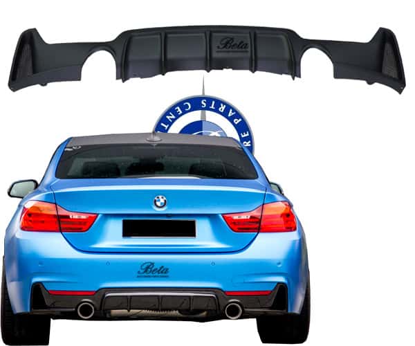 Rear Diffuser M-Performance M-Tek For 435 for BMW 4 Series F32/F36 2014-2020 models, Part Number 51192339218