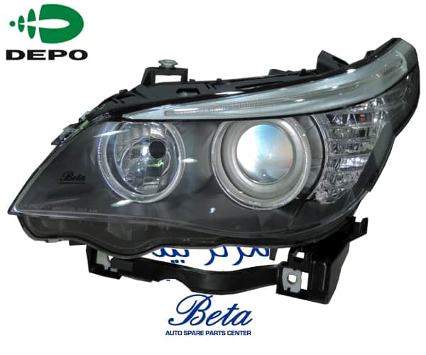 BMW 5 Series E60 LCI (2008-2009), Headlamp Normal (Left), Taiwan, 7177727