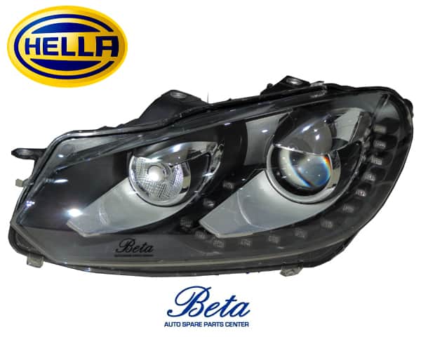 Left Side Headlamp Xenon LED for Volkswagen Golf 6 2008-2012 models, Part Number 5K1941753E