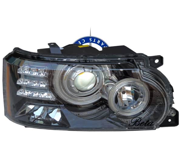 Left Side Headlamp -Black for Range Rover Vogue 2010-2012 models, Part Number LR030755 / LR010825