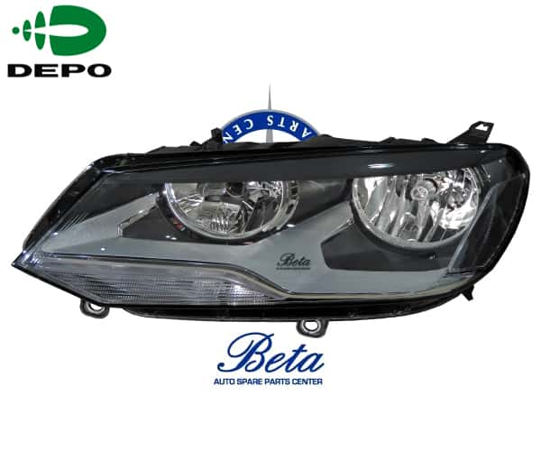 Right Side Headlamp Normal for Volkswagen Touareg 2011-2014 models, Part Number 7P1941006