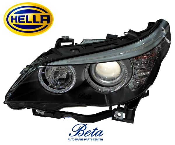 BMW 5 Series E60 LCI (2008-2009), Headlamp Normal (Left), Hella, 63127177727