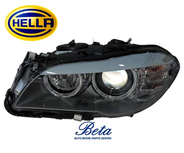 BMW 5 Series F10 (2010-2013), Headlamp Normal (Left), Hella, 63117203239