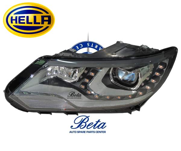 Volkswagen Tiguan (2012-2016), Headlamp Xenon LED (Left), Hella, 5N1941753