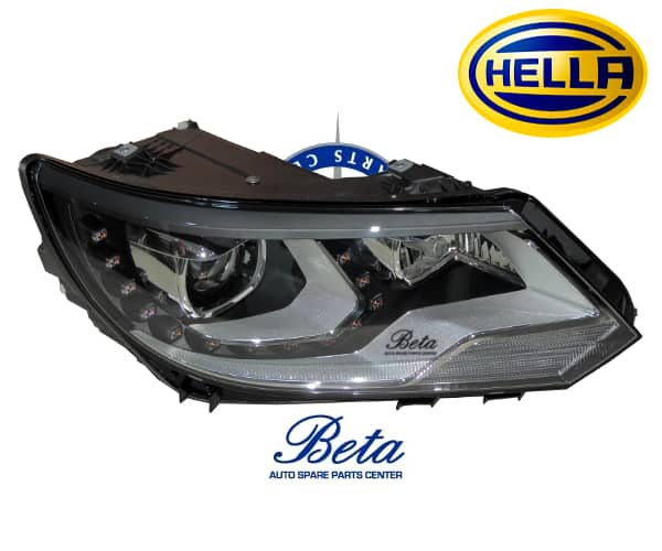 Volkswagen Tiguan (2012-2016), Headlamp Xenon LED (Right), Hella, 5N1941754